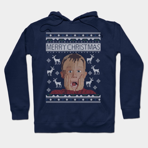 Home Alone Kevin Christmas Knit Hoodie by Nova5